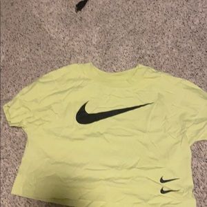 Nike Lime Green Crop Top